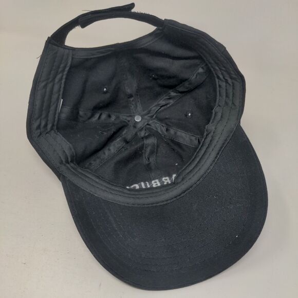 Starbucks Strapback Hat Black One Size Embroidered Employee Uniform - Picture 6 of 7